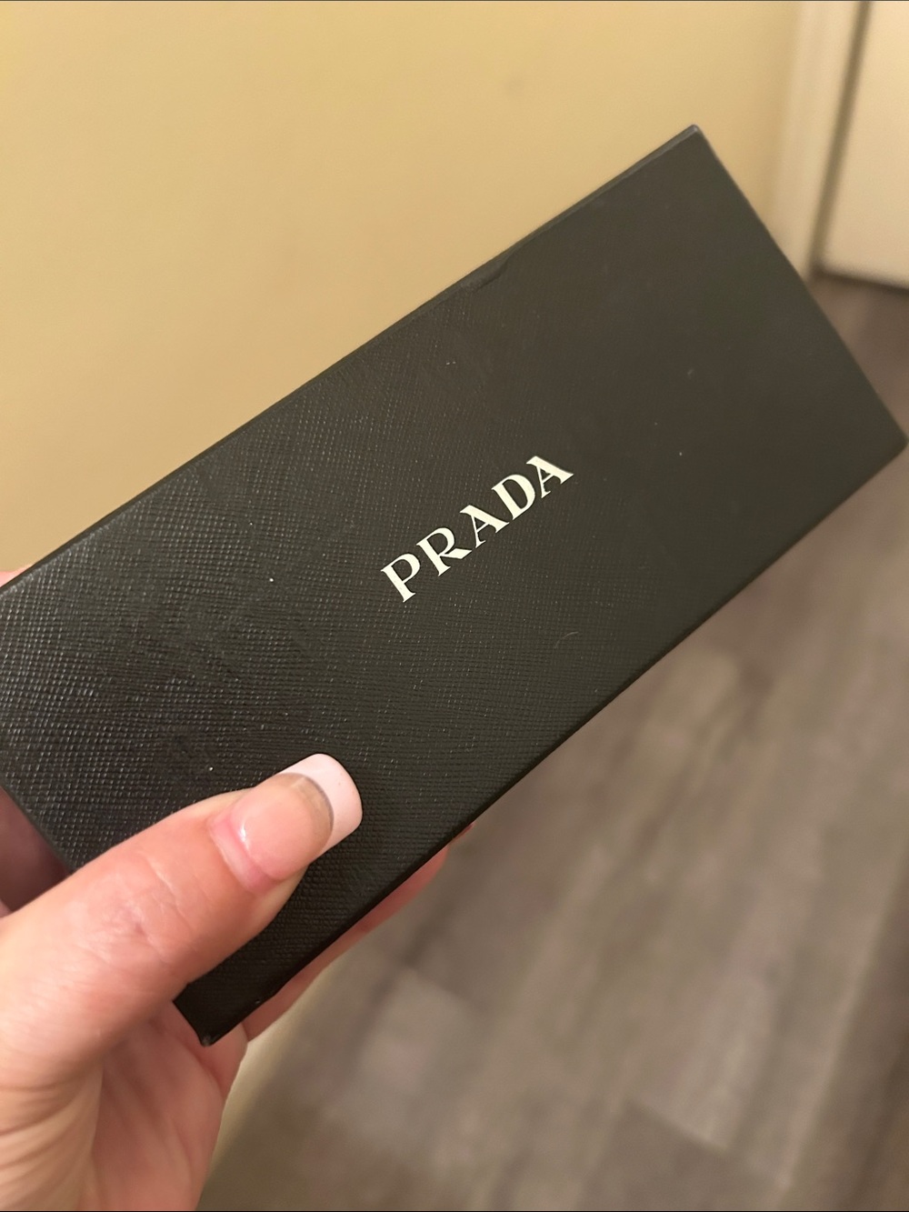 PRADA Milano Rectangle Sunglasses Black Frame